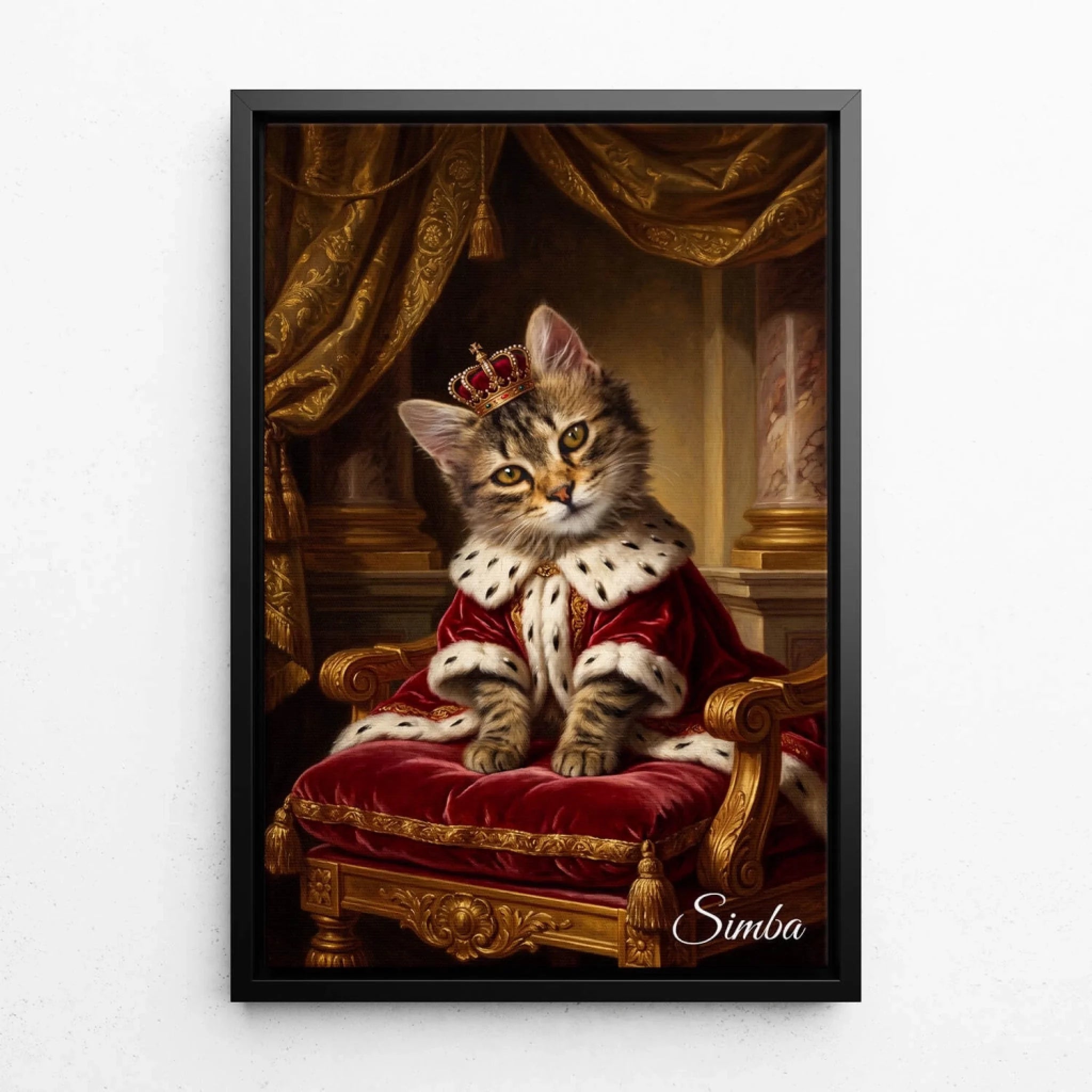 katzenportrait-rahmen-schwarz