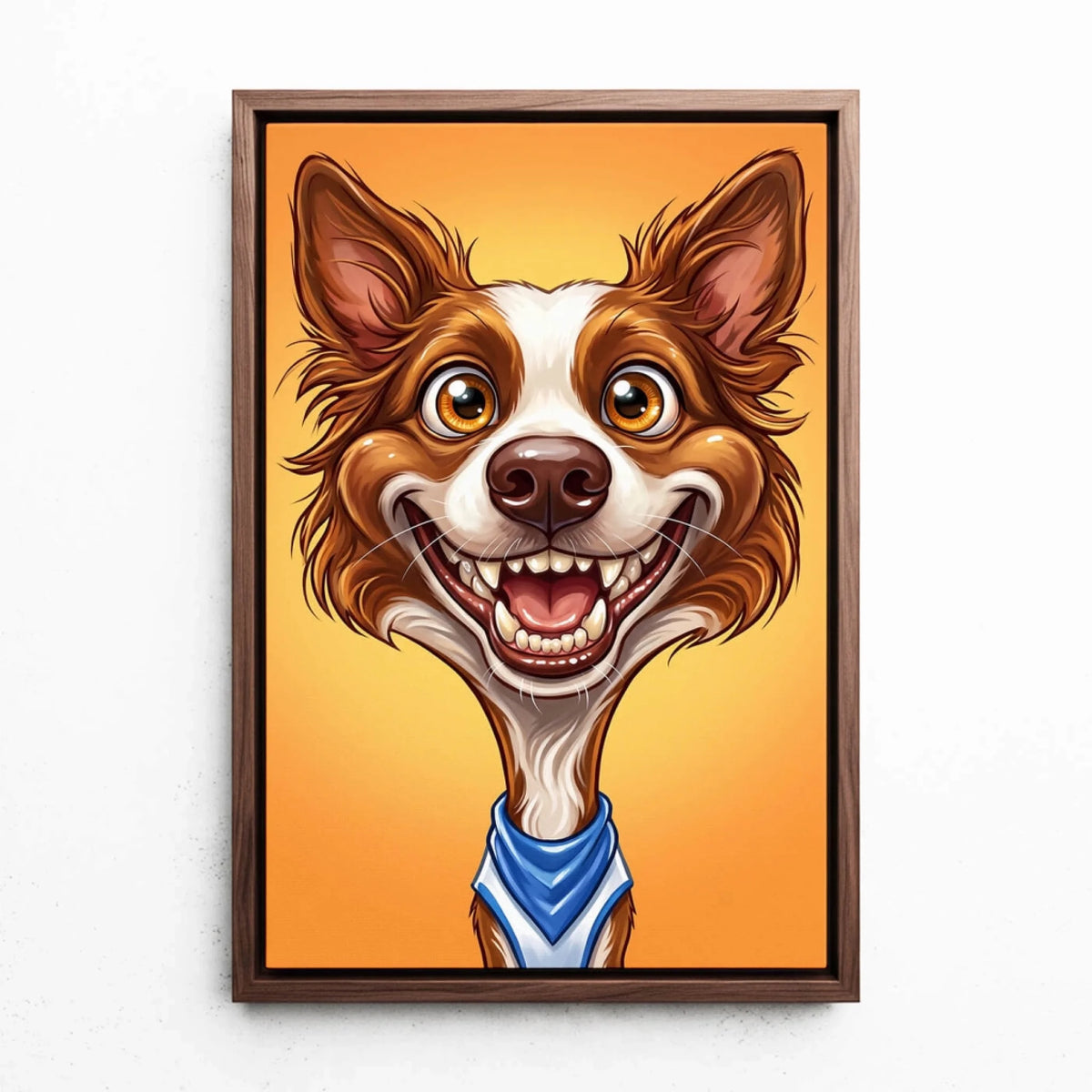 hundeportrait-leinwand-schattenfugenrahmen
