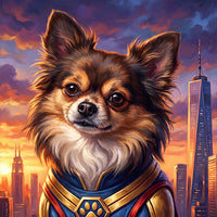 Tierportrait als Superheld