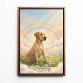 hundeportrait-leinwand-schattenfugenrahmen