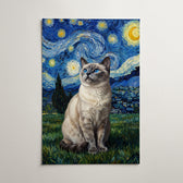 Hundeportræt i Van Gogh-stil efter dit foto - plakat