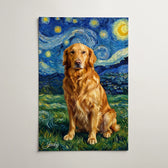 Hundeportræt i Van Gogh-stil efter dit foto - plakat