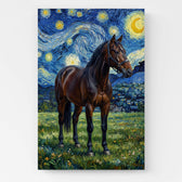 Katteportræt i Van Gogh-stil efter dit foto - lærred